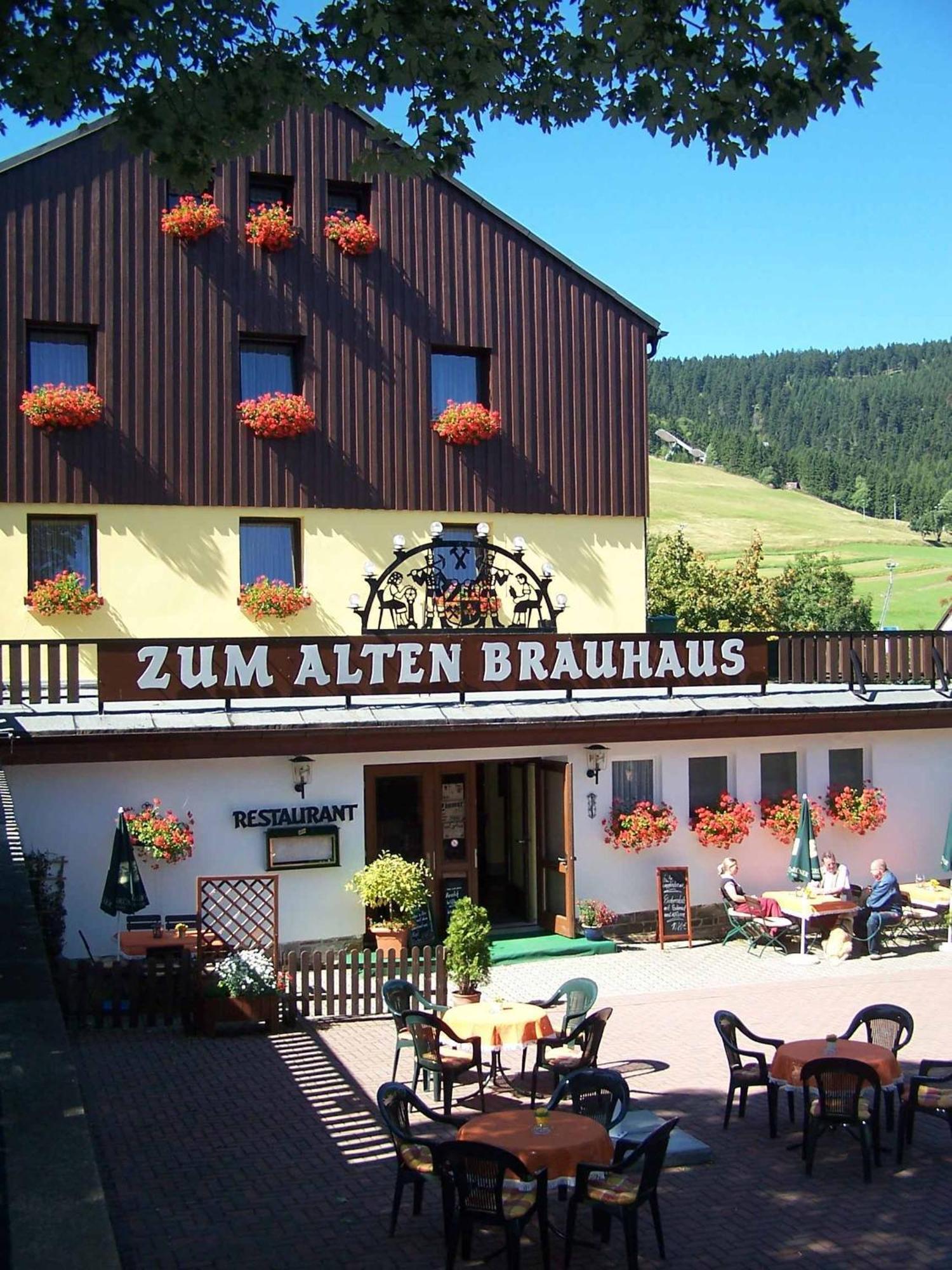 Hotel Zum Alten Brauhaus Oberwiesenthal Bagian luar foto